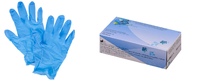 Перчатки медицинские диагностические (смотровые) нестерильные нитриловые неопудренные текстурированные. Размер L
