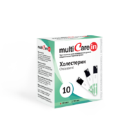 Тест-полоски Biochemical Холестерин № 10 к анализатору MultiCare-in