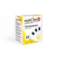 Тест-полоски Biochemical Триглицериды № 10 к анализатору MultiCare-in