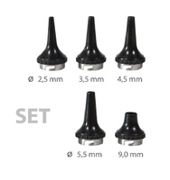 Набор воронок многоразовых KaWe 2.5, 3.5, 4.5, 5.5, 9.0 мм (5 шт. в пластике)